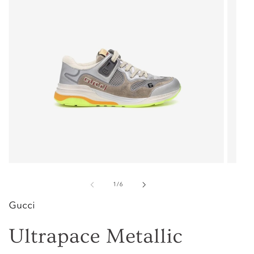 Gucci Ultrapace Metallic Sneaker